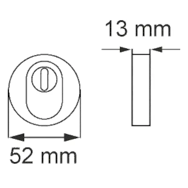 ESR700 Protective Rosette Set in Gold, SKG*** / RC2 – thumbnail 3